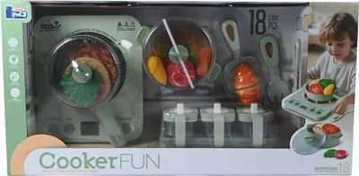 Zdjęcie produktu dla Kuchnia Dla Dzieci Jak Prawdziwa Płyta Grzewcza Kuchenka Garnek Akcesoria
