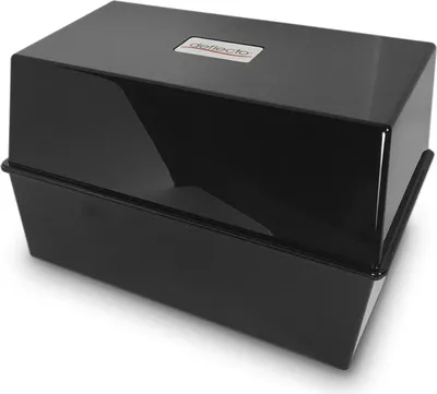 Produktbild von Magnetoplan CP012YTBLK Karteikartenbox, für 230 x 150 mm