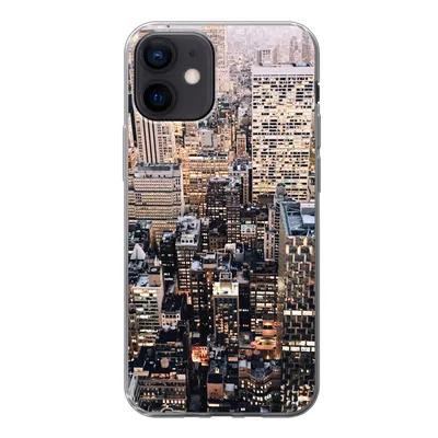 Produktbild von MuchoWow® Handyhülle Schutzhülle Hülle für iPhone 12 New York - NYC - Amerika Silikon Softcase Handy Hülle - Schutzhülle