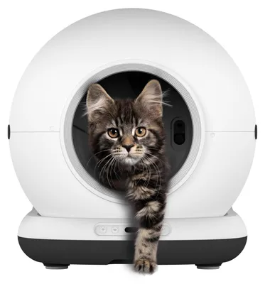 Productafbeelding van Zelfreinigende kattenbak - XXL - 82 L - Met app - Inclusief kattenbakmat en opvangzakjes