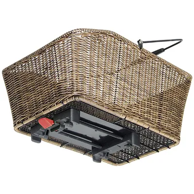 Produktbild von KLICKfix Structura GT, Hinten, Fahrradkorb, Braun, 18 l, 10 kg, 440 mm