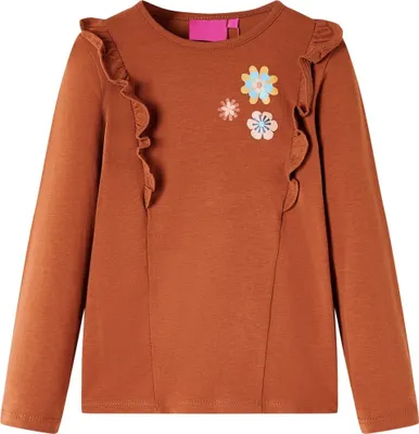 Produktbild von Kinder-Langarmshirt Cognac 128