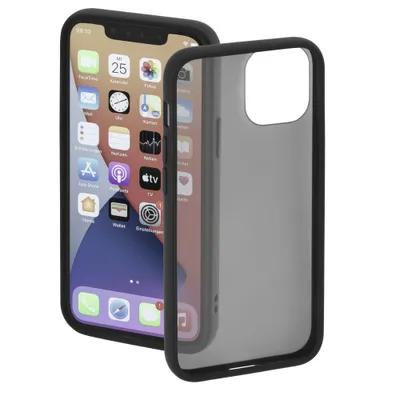 Produktbild von Hama 00196987, Cover, Apple, iPhone 13 Pro Max, 17 cm (6.7"), Schwarz, Transparent