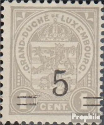 Produktbild von Briefmarken Luxemburg 1915 Mi 109 postfrisch Aufdruckausgabe