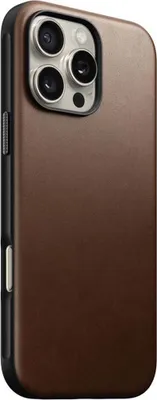 Image de Coque Nomad en Cuir iPhone 16 Pro Max Marron Clair