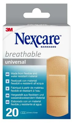 Immagine prodotto di Nexcare 7100227224 Medicazione per ferite 2,5 x 7,2 cm 20 pezzi