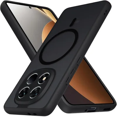 Produktbild von Hülle für Xiaomi Redmi Note 15 Pro 5G MagSafe Silikon Schutzhülle Slim Case Cover Schwarz