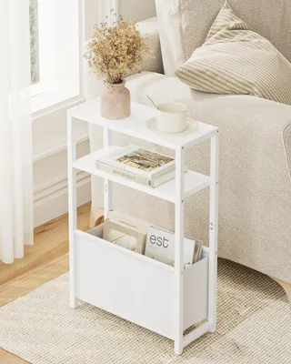Image de Petite table d'appoint avec espace de rangement, idéale pour les petits espaces