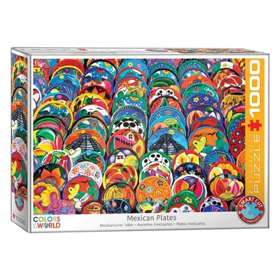 Immagine prodotto di Eurographics Puzzle Mexikanische Keramikteller, 1000 Teile, 68 x 48 cm, 6000-5421