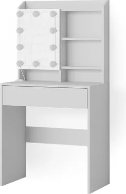Obrázok produktu pre Toaletný stolík Vicco Laura biely 70 cm s LED osvetlením, Model 38280