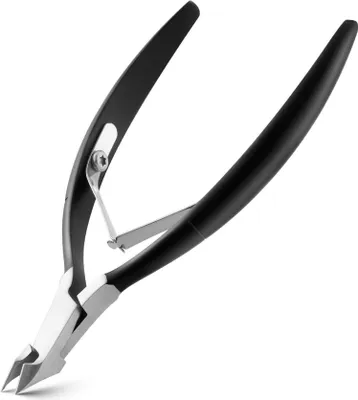 Image de Pince à cuticules forgée à la main en acier inoxydable coupe-cuticules professionnel