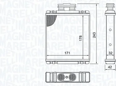 Obrázek produktu pro MAGNETI MARELLI ohřívač 350218517000