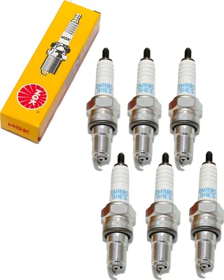 Image de Jeu de bougies d'allumage NGK 6x IMR8C-9HES Bougie d'allumage en iridium antiparasitée, 19,0mm filetage long Ø 10,0mm Hex 16,0mm, distance entre les électrodes 0,90mm, valeur thermique 8, 5990