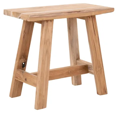 Obrázok produktu pre Lavička Barcelona z prírodného teakového dreva, 50 cm
