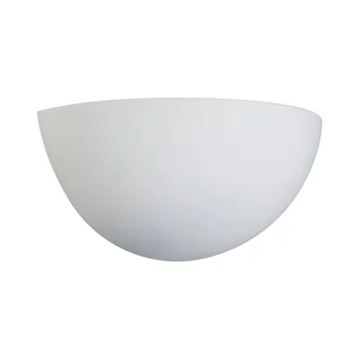 Produktbild von Lindby Wandleuchte Pascali, 13 cm, E14, weiß, Gips, bemalbar