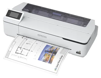 Image de Epson SureColor SC-T2100 - Sans support - 610 mm (24") imprimante grand format - couleur - jet d'encre - Rouleau A1 (61,0 cm) - 2400 x 1200 ppp - Gigabit LAN, Wi-Fi(n), USB 3.0 - massicot