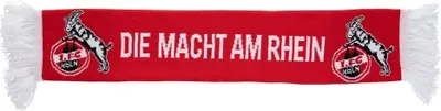 Produktbild von 1. FC Köln Autoschal Die Macht am Rhein Fussball Rot/Weiß