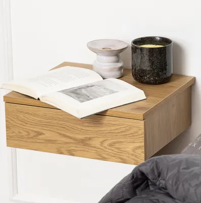 Obrázek produktu pro Nástěnný noční stolek Sadie Wood značky Smuk