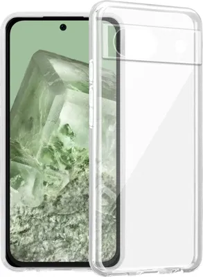 Image de Cadorabo Housse pour Google Pixel 8A en TRANSPARENT COMPLET Housse de protection en silicone TPU flexible Back Case Cover Etui Handy Hülle