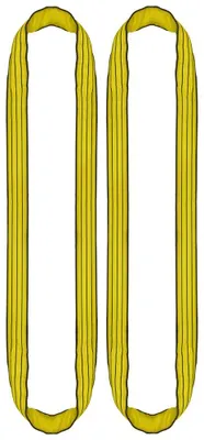 Runde Hebeschlinge 3000 kg, 2 m, Polyester, 2 Stück