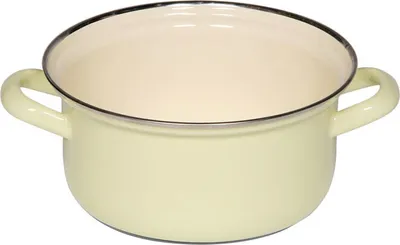 Produktbild von Riess Kasserolle mit Chromrand 16 cm 1,00 l 0278-006 gelb
