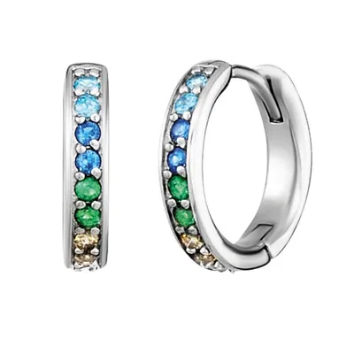 Produktbild von Engelsrufer ERE-COOL-ZIM-CR-21 Damen Creolen Silber Bunt