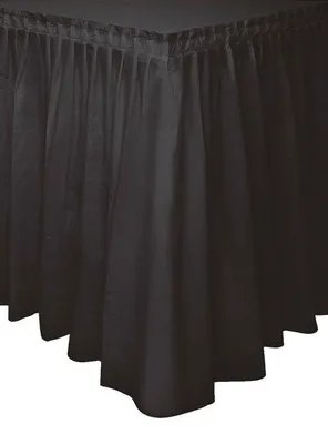 Image de Habillage de table / Skirting noir