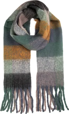 Produktbild von Clayre & Eef Winterschal Damen 38x200 cm Grau Textil