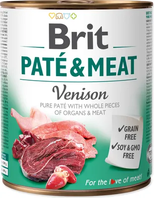 Zdjęcie produktu dla Konzerva BRIT Paté & Meat Venison 800 g
