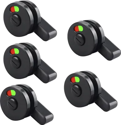 Produktbild von Privatsphäre-Indikator Türschloss 53mm - Set von 5 Stück - Geeignet für öffentliche Toiletten
