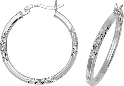 Produktbild von 925 Sterling Silber Damen - Paar Creolen - 20mm; TRS17710MM20