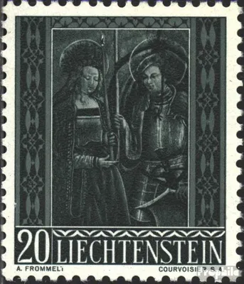 Produktbild von Briefmarken Liechtenstein 1958 Mi 374 gestempelt Weihnachten