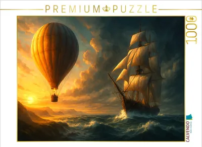 Produktbild von CALVENDO Puzzle Zu Luft und im Wasser | 1000 Teile Lege-Größe 64x48cm Foto-Puzzle für glückliche Stunden