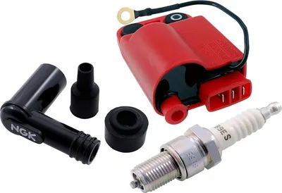 Produktbild von CDI Zündspule Zündkerze B9ES Langgewinde passt für Piaggio NRG MC2 Sfera NSL RST