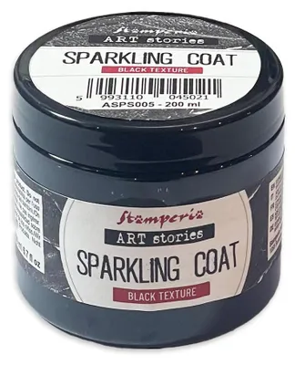 Glitzerbeschichtung Schwarz 200 ml für Bastelprojekte