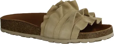 Produktbild von Verbenas Rocio, Damen, Pantolette, Sand (Beige), Leder, - Damenschuhe Pantolette / Zehentrenner, Beige, leder 