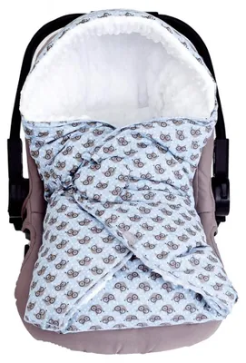 Produktbild von Einschlagdecke Eli - 80 x 80 cm - Blau | by SEVIRA KIDS