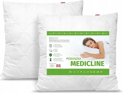 Obrázok produktu pre 2 vankúše na spanie 70x80 Hrubé, mäkké, antialergické, prešívané, celoročné