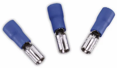 Produktbild von Flachsteckhülse, 2,8mm, blau, 10 Stück