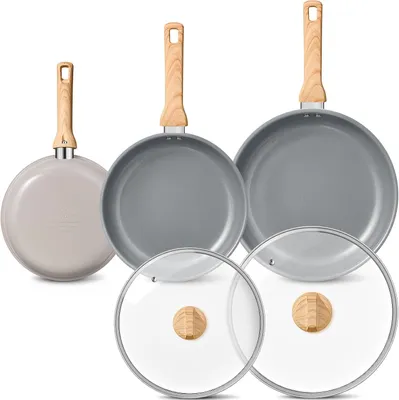 Obrázok produktu pre Sada hrncov s keramickým povrchom, 20/24/28 cm, vhodná na indukciu