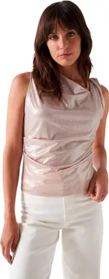 Zdjęcie produktu dla Salsa Jeans Lurex Rib Bluzka bez rękawów Beige XS Woman Beige XS