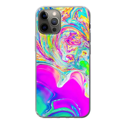 Produktbild von MuchoWow® Handyhülle Schutzhülle Hülle für iPhone 13 Pro Kunst - Farben - Psychedelisch Silikon Softcase Handy Hülle - Handy-Tasche
