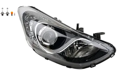 Produktbild von Scheinwerfer passend für Hyundai i30 11/11-03/15 rechts + Leuchtmittel Johns