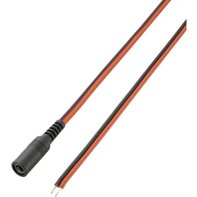 Immagine prodotto di Cavo di collegamento a bassa tensione VOLTCRAFT Presa a bassa tensione - cavo, estremità aperta 5,5 mm 2,5 mm 5,5 mm 2,5