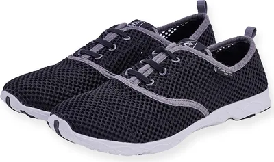 Produktbild von Cressi Aqua Shoes - Wassersportschuhe, Badeschuhe und Strandschuhe, Größe:44, Farbe:schwarz/grau