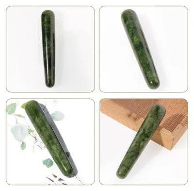 Produktbild von Jade Akupressur Massagestab für Fuß-, Hand- und Ganzkörpermassage