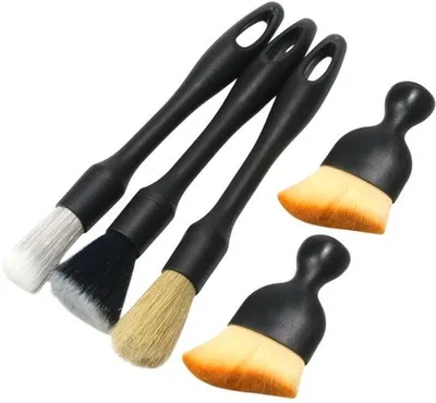 Produktbild von Weiches Autoborsten-Set, 5-teilig, für Innenreinigung, Staubentfernung