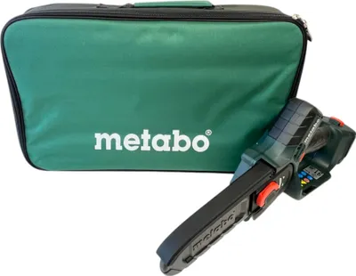 Produktbild von Metabo MS 18 LTX 15 Akku Gehölzsäge 18 V 15 cm 5 m/s + Tasche - ohne Akku, ohne Ladegerät