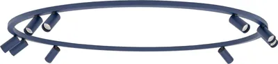 Produktbild von Spot Strahler Aluminium Metall GU10 verstellbar Ø 130 cm rund Marineblau Modern Lampe