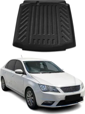 Image de Bac de coffre pour Seat Toledo 2019-2021 Caoutchouc TPE Noir